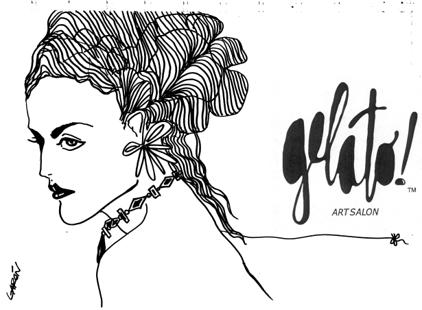 Gelato! Elegant girlGelato! logo
